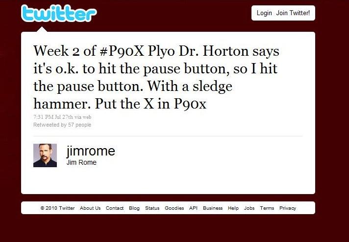 Jim Rome Does p90X