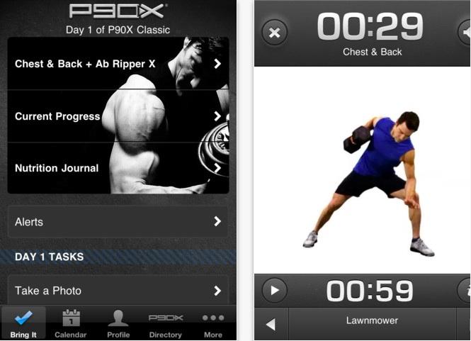 P90X iPhone App- P90X app