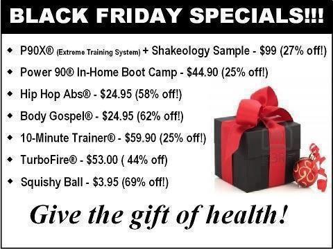 Beachbody Black Friday and Cyber Monday Deals 2012