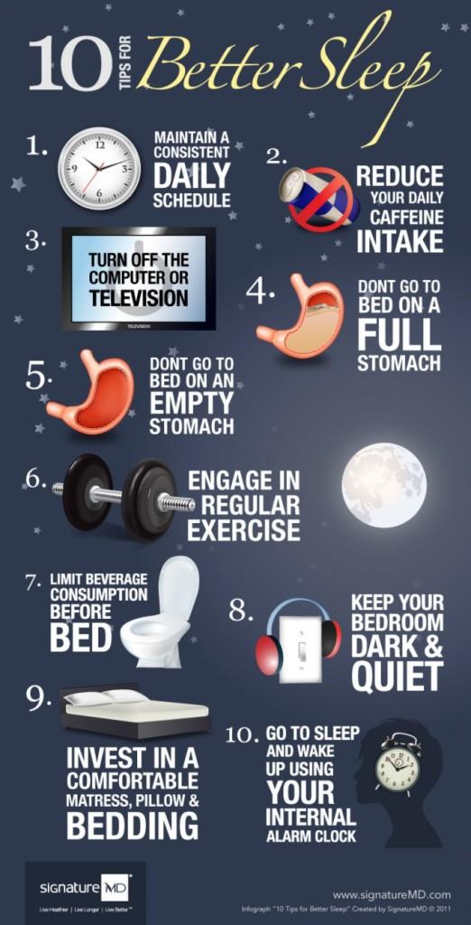 tips for better sleep