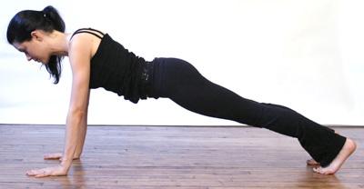 yoga plank pose