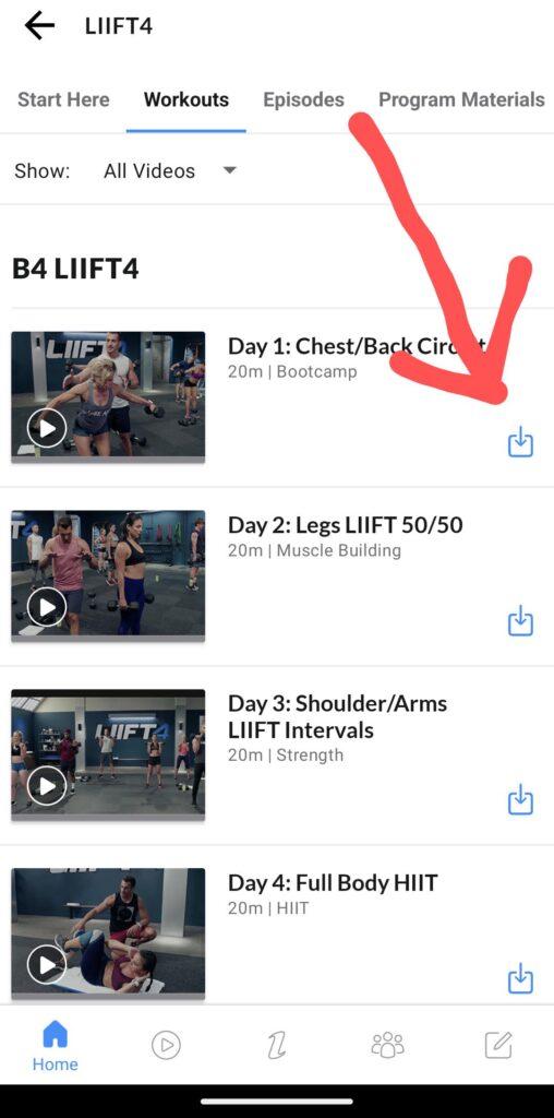 download workout