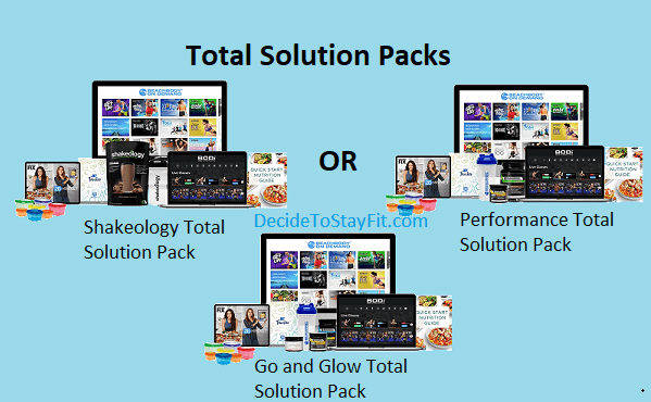 Beachbody Total Solution Pack