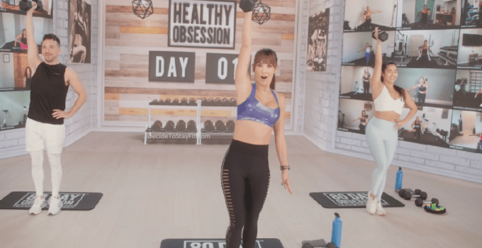 Autumn Calabrese working out