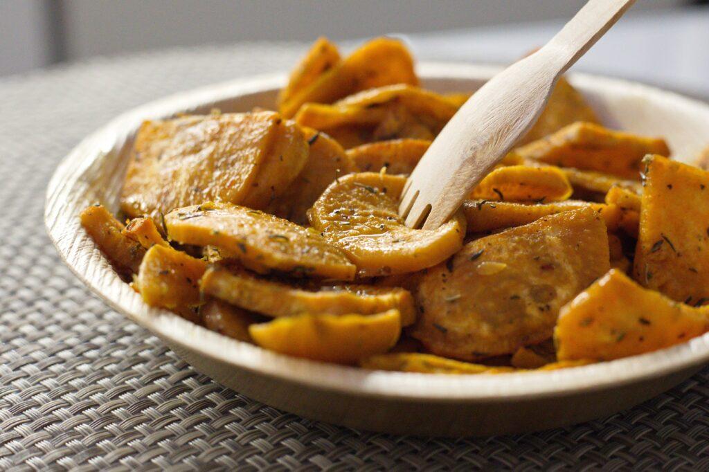 bowl of sweet potatoes