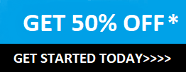 50% off banner