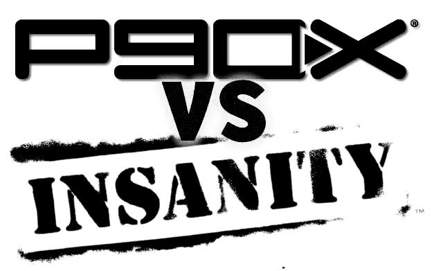 p90x and Insanity logo